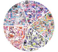 300PCS Pride Stickers Pride Accessories, LGBT Stickers Rainbow Sticker for LGBT Accessories LGBTQ Gifts, Rainbow Decorations for Bicycle Car Sticker Skateboard Stickers