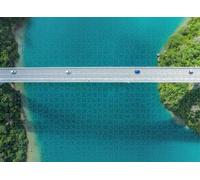 300pcs Puzzle for Adults Jigsaw Puzzles Hard Challenging Difficult Family Cool Large Aerial Photograph The Beautiful sea and Bridge Puzzles for Adults