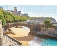 300pcs Puzzle for Adults Jigsaw Puzzles Hard Challenging Difficult Family Cool Large Biarritz Bridge New Aquitaine Atlantic Pyrenees French Basque Country Puzzles for Adults