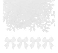 300pcs Resin Bow Nail Charms White Kawaii Decorations