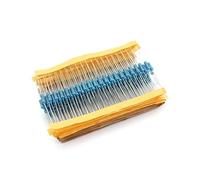 300pcs Resistor Kit 1/2W 1% 30values X 10pcs Metal Film Resistance 0.1~750 ohm 1K-820K ohm 0.5W Assorted Set CZAOINCU(0.1R-750R)