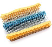 300pcs Resistor Kit 1/2W 1percent 30values X 10pcs Metal Film Resistance 0.5W Assorted Set Resistor (Size : 1K-820K)