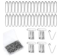300pcs Safety Pins for Clothes, 0.94 Inch Silver Small Quilting Clothing Hijab Pins Tiny Mini Without Loop Sewing Accessories for Handmade Crafting Quilting Knitting Sewing Tag Trim Fastening Clip