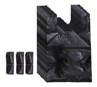 300Pcs sanitary bags,Small bin bags Women Sanitary Disposal Black Bin Bags Small Bin Liners for Bathroom Sanitary Napkin Rubbish, Plastic Bags with Handles for Home Kitchen Garbage
