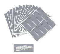 300PCS Scratch Off Sticker,Rectangle Self-Adhesive Scratch Off Stickers DIY Scratchs Cards Scratcher Stickers for Gender Reveal Making Surprise Reward Cards Raffle Ticket Party Favors-Silver