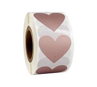 300Pcs Scratch Sticker Labels 25mm for Small Business Heart Scratch Sticker for Making Raffle Card Wedding Supplies Wedding Party Supplies