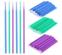 300pcs Sewing Machine Cleaning Brushes, Sewing Machine Cleaning Tools S/M/L Tiny Pointed Tips Sewing Machine Swabs Sticks 3 Colors for Cleaner Paint Sewing Machine Supplies