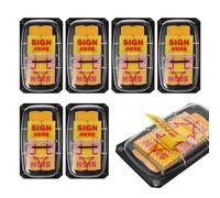 300Pcs Sign Here Tabs Stickers Sign Here Post Its Flags Tabs Flags Arrow Sticky Notes Page Markers Tabs Notary Supplies for Office School Notebook Note Book Notarization (100)