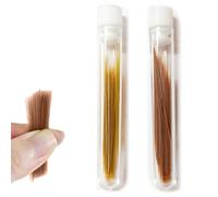 300PCS Simulated Animal Whiskers for Crafts Needle Felting, Brown Faux Fur Accessories for DIY Stuffed Animals, Cats, Mice, Puppetry Arts & Crafts Supplies in Tube