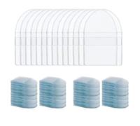 300PCS Single Pocket Coin Sleeves Currency Bill Holders Clear PVC Storage Pouch