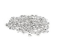 300Pcs Small Bells, Iron Material Silver Mini Pendant Jewelry Accessories with Hole, for DIY Bracelet Necklace Holiday Decoration Craft