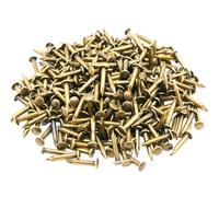 300pcs Small Tiny Nails 1.2 x 10mm,Round Hardware Mini Nails, for Wood DIY Decorative, Pictures Frames Hanging, Household Accessories, Outdoor Crafts, Bronze Tone,0.05 x 0.4inch/10mm