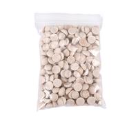 300Pcs Split Wood Balls Unfinished Half Balls Half Round Craft Balls