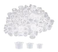 300Pcs Tattoo Cups 3 Sizes Pigment Ink Cap for Tattoo Supplies