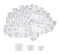 300Pcs Tattoo Cups 3 Sizes Pigment Ink Cap Makeup Container Cap Tattoo Supplies