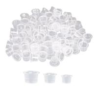 300Pcs Tattoo Ink Caps Pigment Cups in 3 Sizes for Tattoo Supplies Makeup Container