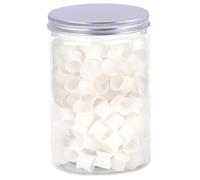 300Pcs Tattoo Ink Cups, Disposable Silicone Ink Caps 0.51x0.47" Food-Grade Silicone Pigment Cup Tattoo Supplies, White, Temporary Tattoos