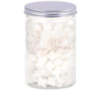 300Pcs Tattoo Ink Cups, Disposable Silicone Ink Caps 0.51x0.47" Food-Grade Silicone Pigment Cup Tattoo Supplies, White