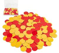 300pcs Two Colours Plastic Counters with Box, Double Sided Counters