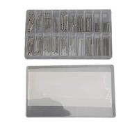 300pcs Watch Split Pin Stainless Steel Watchband Link Cotter Pin for Watchmaker Watch Repair (0.9mm Half Size (7.5-26.5mm))