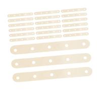 300pcs Wooden Craft Sticks with Holes for Classroom DIY Art Projects