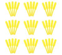 300pcs Yellow PP Garden Tags for Nursery Use, Waterproof Pointed Tip