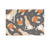 300pcsCute Afghan Hound Puzzles With Packaging Box for Adults-Wooden Jigsaw Puzzle