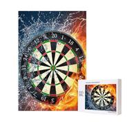 300pcsDart Board Target Ice Fire Puzzles With Packaging Box for Adults-Wooden Jigsaw Puzzle