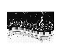 300pcsFlying Music Notes Musical Piano Keys Puzzles With Packaging Box for Adults-Wooden Jigsaw Puzzle