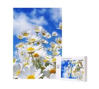 300pcsFragrant Daisy Flower Puzzles With Packaging Box for Adults-Wooden Jigsaw Puzzle