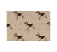 300pcsGerman Shepherd Foot Prints Puzzles With Packaging Box for Adults-Wooden Jigsaw Puzzle