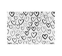 300pcsHeart Black White Puzzles With Packaging Box for Adults-Wooden Jigsaw Puzzle