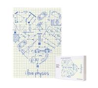 300pcsLove Physics Puzzles With Packaging Box for Adults-Wooden Jigsaw Puzzle