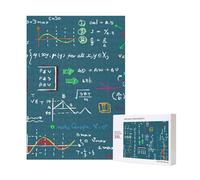 300pcsMathematical Formula Printed Puzzles With Packaging Box for Adults-Wooden Jigsaw Puzzle