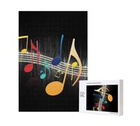 300pcsMusic Notes 1 Puzzles With Packaging Box for Adults-Wooden Jigsaw Puzzle