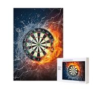 300pcsNew Dart Board Puzzles With Packaging Box for Adults-Wooden Jigsaw Puzzle