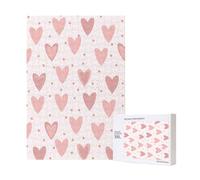 300pcsPrint Lovely Hearts Pattern Puzzles With Packaging Box for Adults-Wooden Jigsaw Puzzle