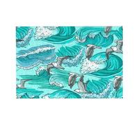 300pcsWaves Sketch Seagull Birds Puzzles With Packaging Box for Adults-Wooden Jigsaw Puzzle