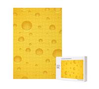 300pcsYellow Cheese Puzzles With Packaging Box for Adults-Wooden Jigsaw Puzzle