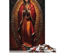 300Pieces Jigsaw Divine Radiance Sacred Vision Square Puzzles for Adults & Wooden Puzzles Home Decoration Puzzle 300pcs (40x28cm)