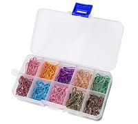 300Pieces/Set Safety Pins, Bulb Calabash Pin, for Crafting, Sewing, DIY Making, 10 Colors