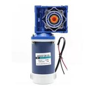 300W 12V 24V DC Worm Gear Reducer Motor RV40 High Torque Forward and Reverse Single-Lock Speed Regulating Versatile Applications(105 RPM_24V)