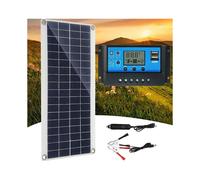 300W 12V Solar Panel, Solar Panel Kit, Battery Charger Kit with 60A Solar Charge Controller for RV, Yacht, Outdoor, Garden, Lighting