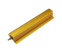 300W Aluminum Power Metal Shell Case Wirewound Resistor 0.05 0.1 0.2 0.22 0.33 0.47 0.5 0.6 0.8 1 1.2 1.5 2 3 4 4.7 5 6 8 Ohm R CZAOINCU(RX24 300W5R 1pcs)