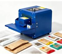 300W Automatic Plastic Sealing Machine, Automatic Continuous Roller Sealer | Bag Sealer Heat Seal, Auto Roller Packaging Machine, Plastic Bag Heat Sealer Machine, with Temperature Control