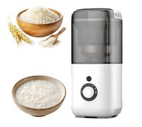 300W Automatic Rice Bran Separator, 480ml Electric Grain Husking Machine, Household Rice Milling Machine with 7 Adjustable Milling Levels