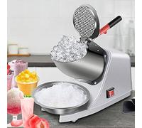 300W Electric Ice Shaver And Crusher With Double-Blade Design, Splash-Proof Ice Machine For Home And Commercial Use