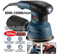 300W Electric Random Orbital Sander 6 Speed 125mm Disc Palm Sander