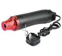 300W Handheld Hot Air Gun Mini Portable Heat Tool, Constant Temperature 200°C / 400°C Muzzle for DIY Crafts, Embossing Powder, Shrink Wrapping & PVC, UK Plug 220-240V
