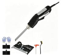300W Hot Knife Foam Cutter, Foam Cutter with 5 Interchangeable Blades, 50-600°C Adjustable Temperature, 3-Second Fast Heating, Electric Styrofoam Cutting Tool for EVA, Fabric, Rope & Nylon
